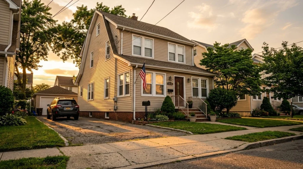 Houses for sale in South Ozone Park, Queens NY — Angle shot · Homes by Agatha