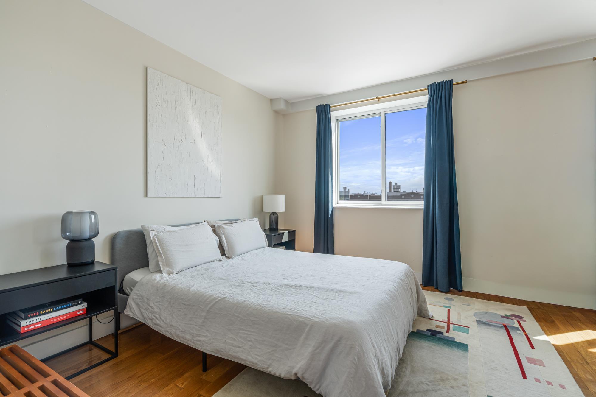 Second bedroom with hardwood floors in a Brooklyn, NY condo for sale at 197 Spencer Street #8B — Homes by Agatha