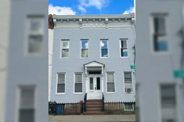 Front exterior of the building at 88-23 85th Street, a Woodhaven, Queens NY apartment for rent — Homes by Agatha