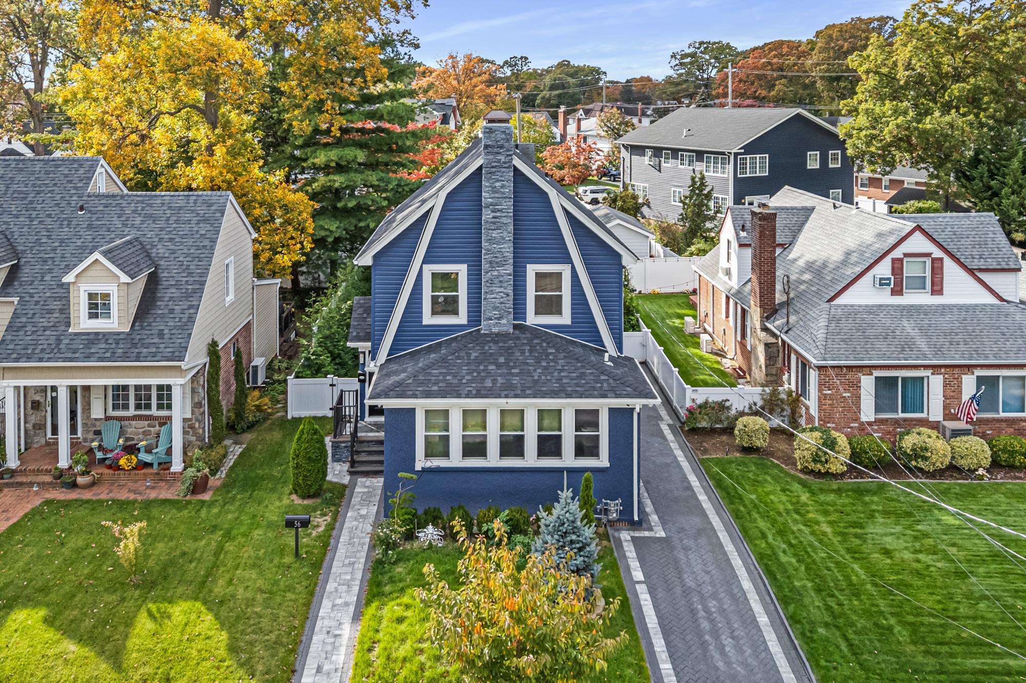 Lynbrook, Long Island homes sold — 56 Whittier Street aerial | recently sold homes Nassau County NY | Agatha Lubas, Homes by Agatha