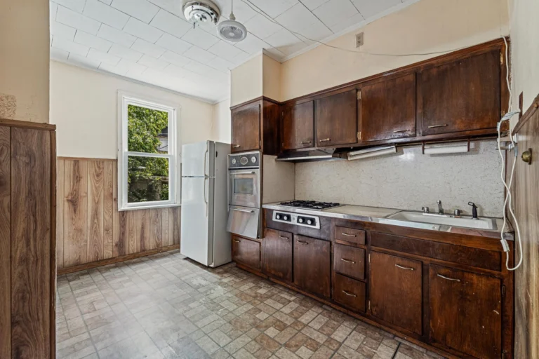 Homes for sale in Maspeth — 54-18 Nurge Avenue kitchen | Queens two-family house | Agatha Lubas, Homes by Agatha