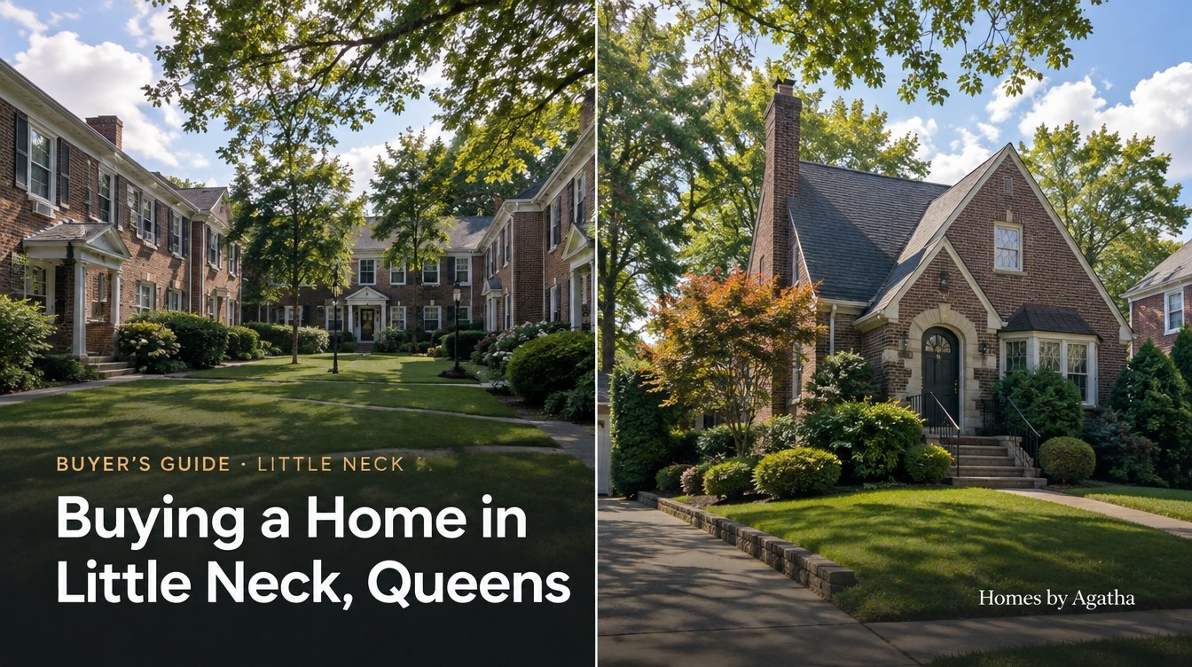 Buying a Home in Little Neck, Queens: Garden Co-op or Detached House, and Which Side of the City Line?