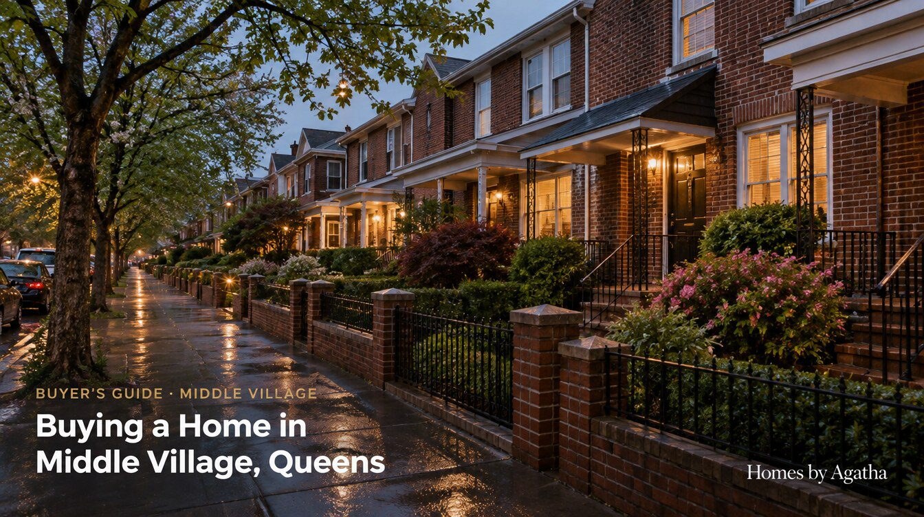 Buying a Home in Middle Village, Queens: Row Houses, Co-ops and the M Train